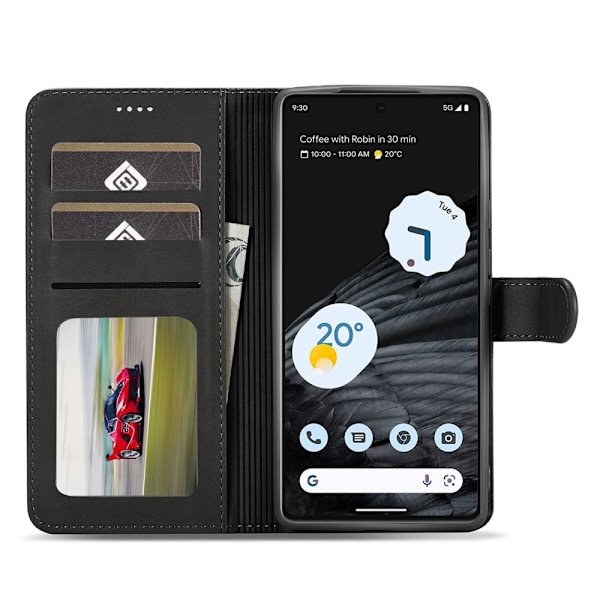 LC.IMEEKE Plånboksfodral Google Pixel 7 Svart