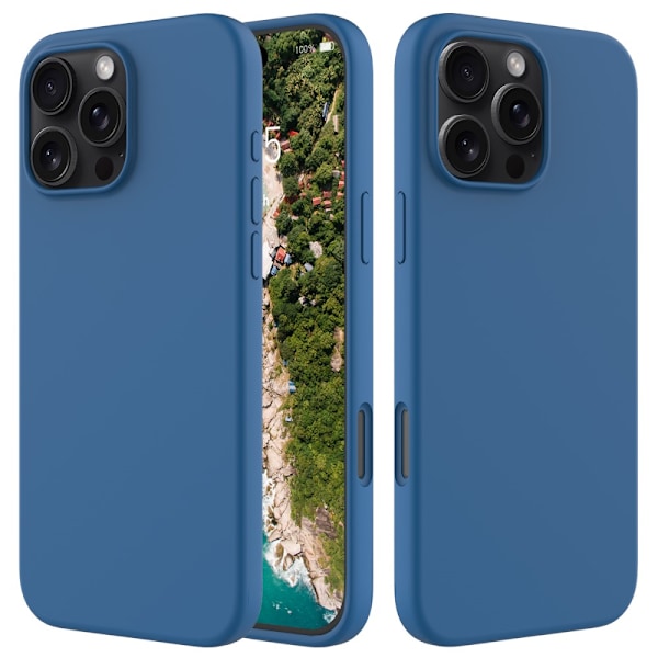 Silikonecover iPhone 16 Pro Blå
