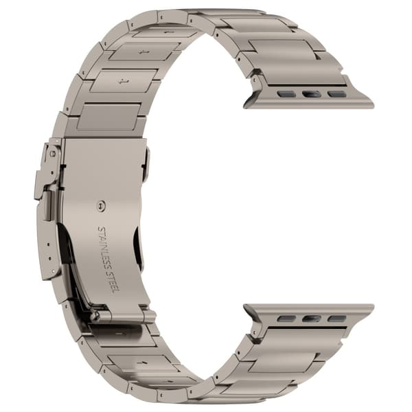 Titanarmband Apple Watch 45mm Series 9 Grå