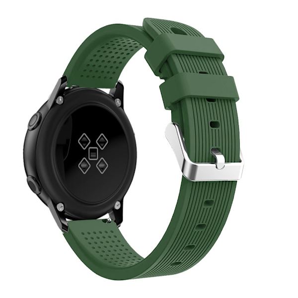 Silikonerem til Samsung Galaxy Watch Active Grøn