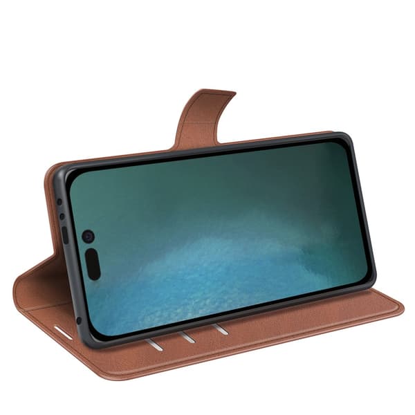 iPhone 14 Plus Wallet Leather Brown