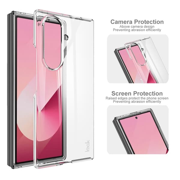Imak Samsung Galaxy Z Fold 7 Case TPU Crystal Clear