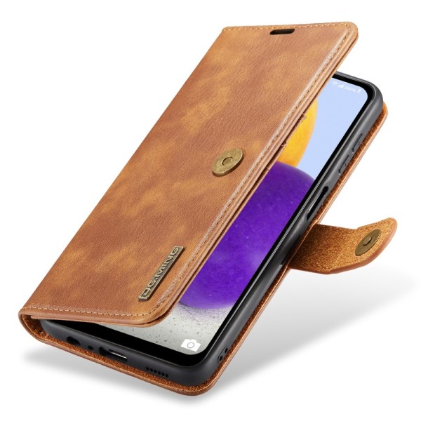 DG.MING 2-in-1 Magnet Wallet Samsung Galaxy A13 Cognac
