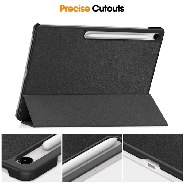 Samsung Galaxy Tab S10 FE Plus Fodral Tri-Fold Med Pen-hållare S