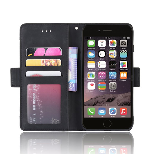 Multi Slot Pungetui iPhone 7/8 Plus Sort