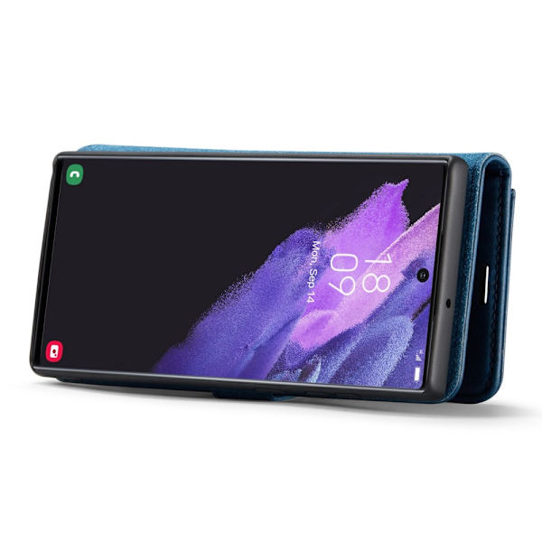 DG.MING 2-i-1 Magnet Pung Samsung Galaxy S23 Ultra Blå