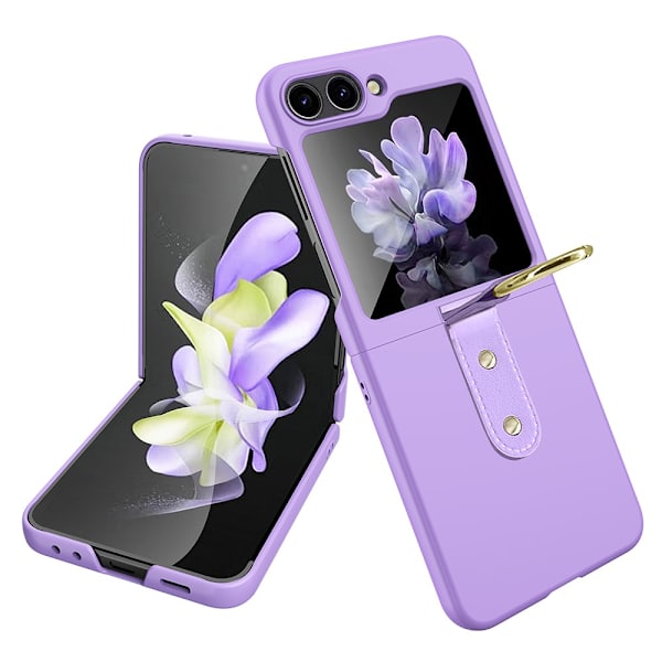 Samsung Galaxy Z Flip 6 Etui Med Ringholder Lilla