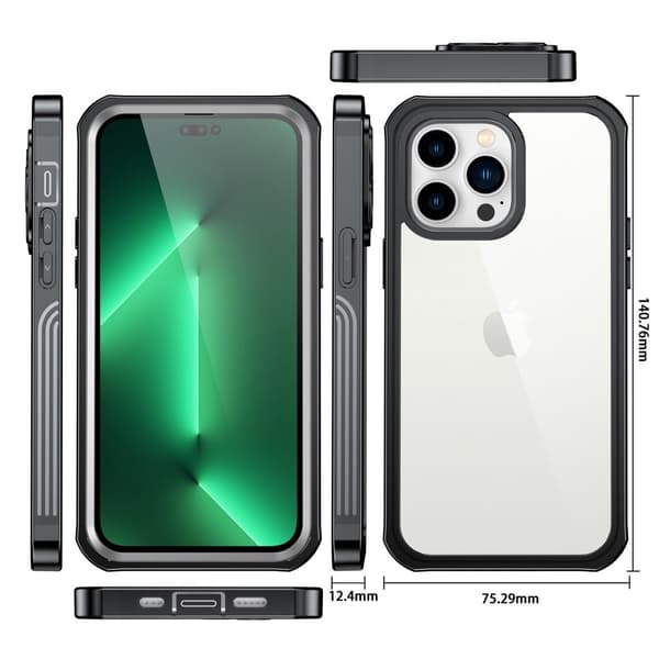 Ultra Full Skyddsskal iPhone 14 Pro Svart