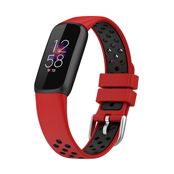 Fitbit Luxe -urheiluranneke, punainen/musta