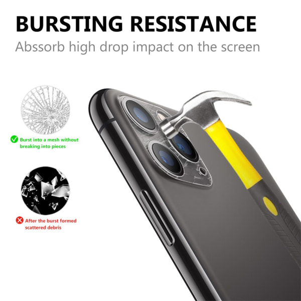Fuld dækning Linsebeskyttelse 0,2 mm iPhone 12 Pro