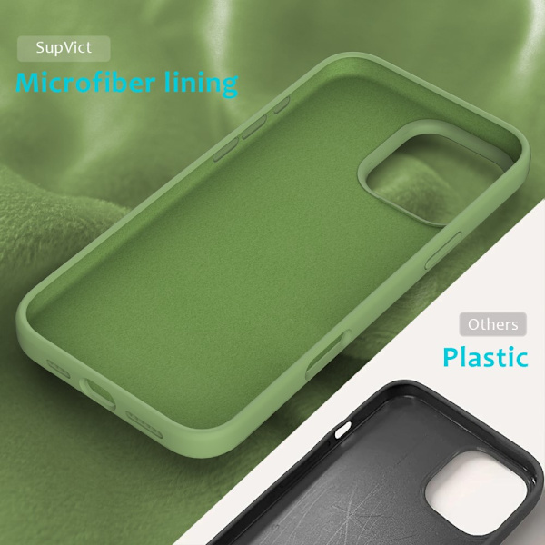 Silikonikuori iPhone 16 Pro Vihreä