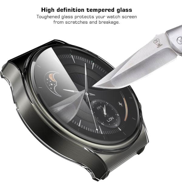 Huawei Watch GT 2 Pro:lle läpinäkyvä suojakuori