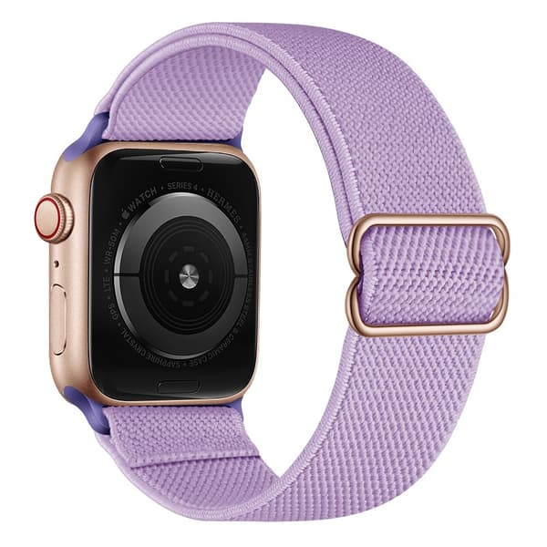 Elastisk Nylonrem til Apple Watch Ultra 2 49mm Lilla