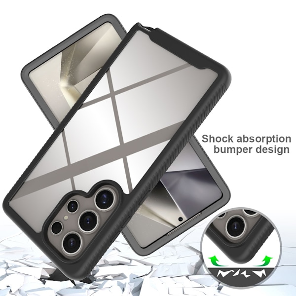 Allround Cover Skal Samsung Galaxy S25 Ultra Svart