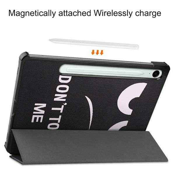 Samsung Galaxy Tab S9 FE Etui Tri-fold Don't Touch Me