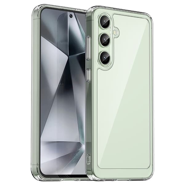 Hybrid Edge Case Samsung Galaxy S24 FE Transparent