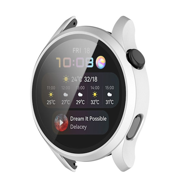 Heltäckande Skal Huawei Watch 3 Silver
