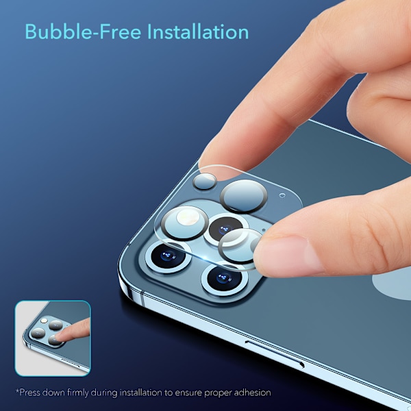 ESR Heltäckande Linsskydd iPhone 12 Pro 2 Pack