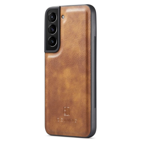 DG.MING 2-in-1 Magnet Wallet Samsung Galaxy S23 Cognac