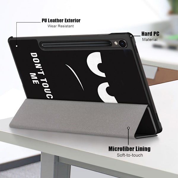 Samsung Galaxy Tab S9 Etui Tri-fold Don't Touch Me