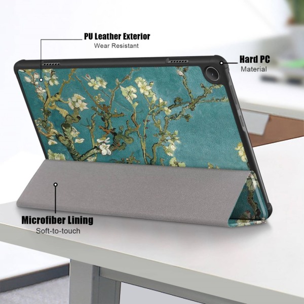 Lenovo Tab M10 (3. generation) Etui Tri-fold Kirsebærblomster