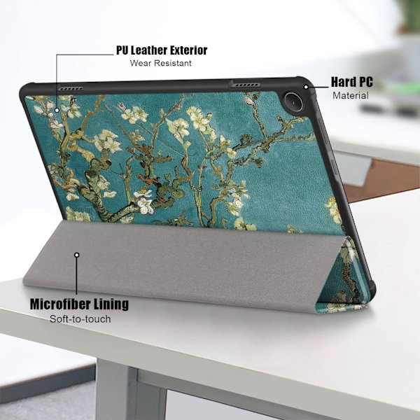 Lenovo Tab M10 (3rd gen) Fodral Tri-fold Körsbärsblommor