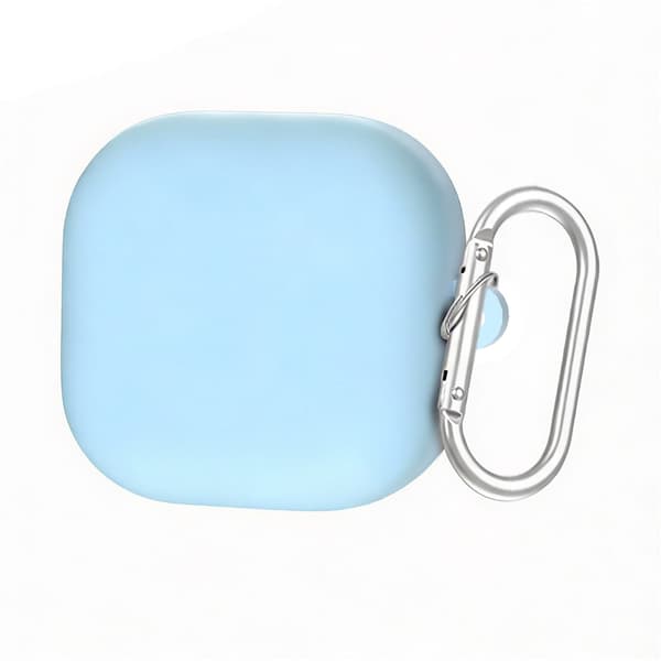 Silikonskal Med Karbinhake Samsung Galaxy Buds 4 Pro Ljusblå