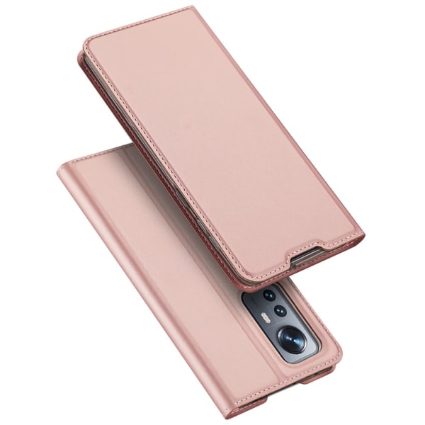 Dux Ducis Skin Pro Læder Taske Xiaomi 12 Pink