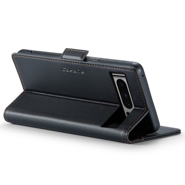CaseMe Slim Plånboksfodral RFID-skydd Google Pixel 8 Pro Svart