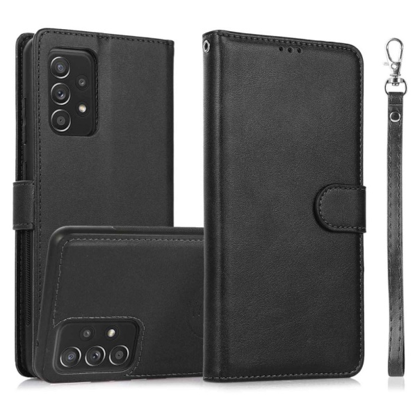 Magnet Leather Wallet Samsung Galaxy A53 Svart