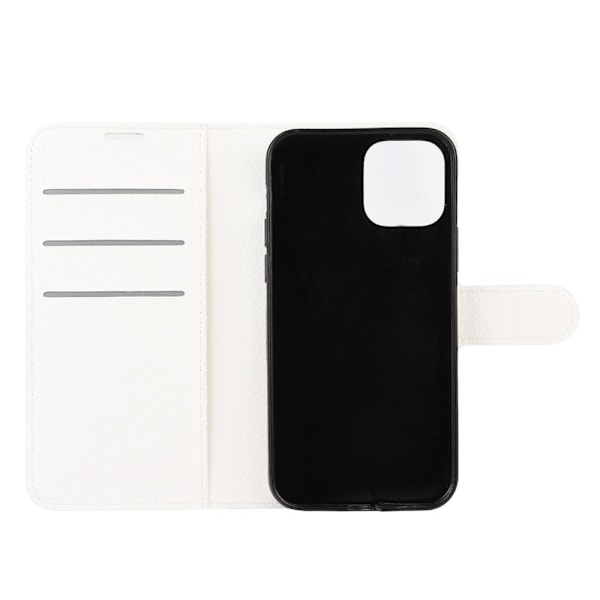 Mobilcover Læder iPhone 12 Pro Max Hvid
