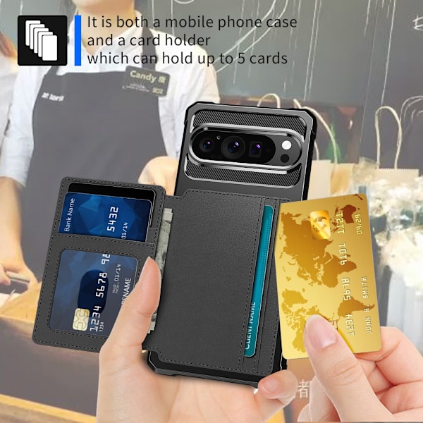 Multi-Slot Case Google Pixel 9 Svart