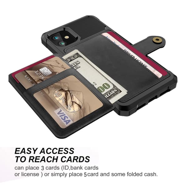 Multi-Slot Skal iPhone 12 Mini Svart