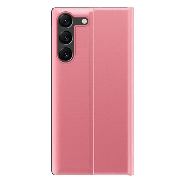 Samsung Galaxy S23 Plus Etui Med Display Rosa