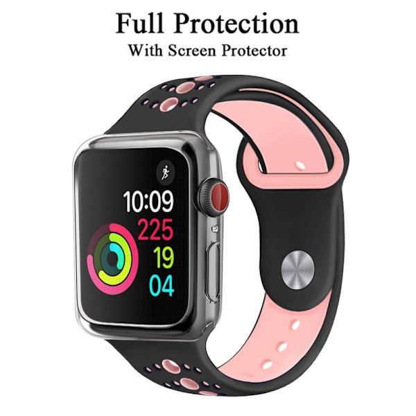 All-round Skal Apple Watch 44mm Transparent