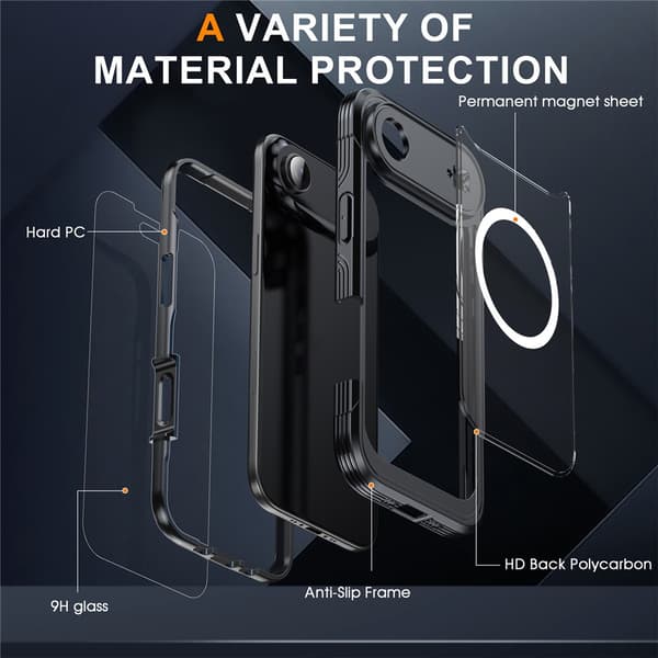 Ultra Full Protection MagSafe Case iPhone Air Black