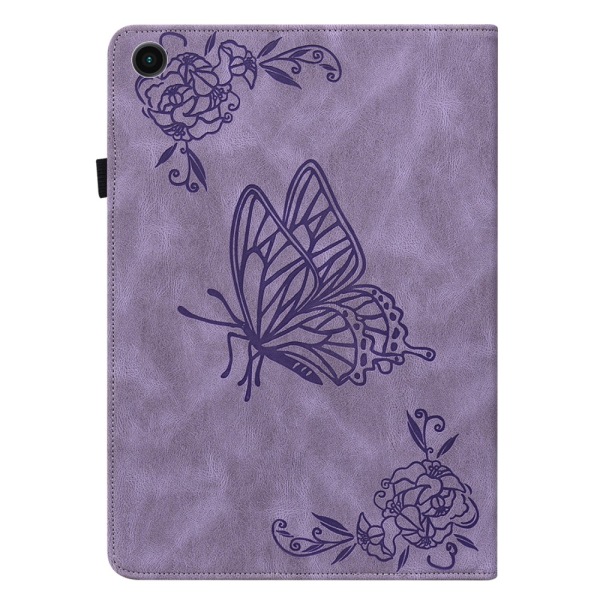 Lædercover Samsung Galaxy Tab A8 10.5 Butterflies Purple