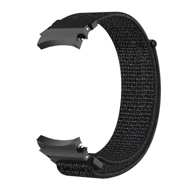 Nylonrem til Samsung Galaxy Watch 5 40/44/Pro 45mm Sort