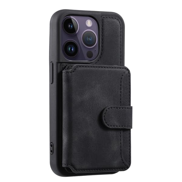 Multi-Slot Skal RFID-skydd iPhone 15 Pro Svart
