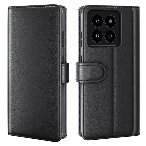 Ægte læderetui Xiaomi 14 Pro Sort