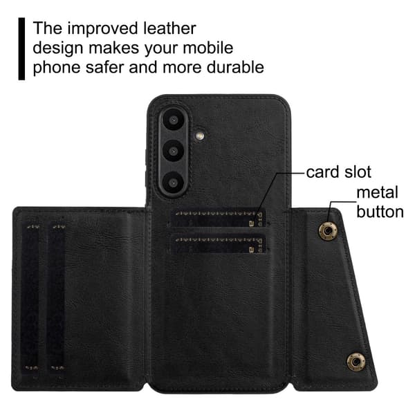 Skal Med Plånbok Samsung Galaxy A26 Svart