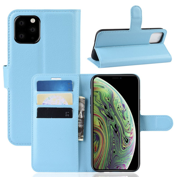Matkapuhelinkuori Nahkainen iPhone 11 Pro Sininen