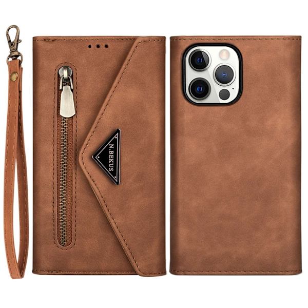 iPhone 14 Pro Max Brun Pung Etui