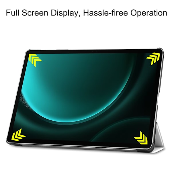 Samsung Galaxy Tab S9 FE Plus Etui Tri-fold Kat
