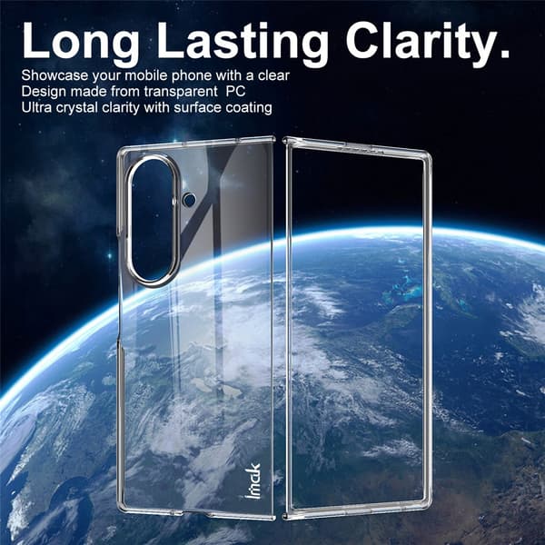 Imak Samsung Galaxy Z Fold 7 Case TPU Krystalklar