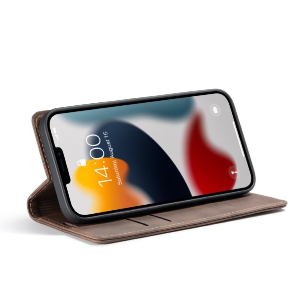 CaseMe Slim Wallet etui iPhone 13 Pro Max Brun
