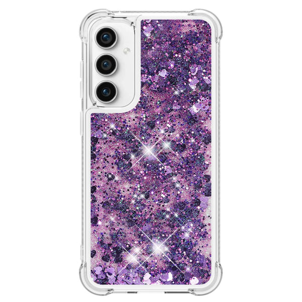 Glitter Bling TPU-kotelo Samsung Galaxy S23 FE Purple