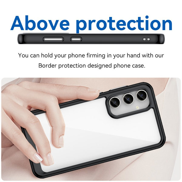 Hybrid Edge Case Samsung Galaxy S23 FE Svart