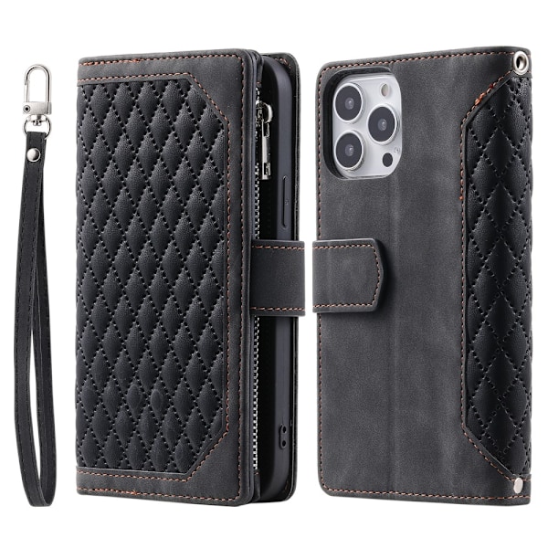 iPhone 16 Pro Max Pungtaske Polstret Sort