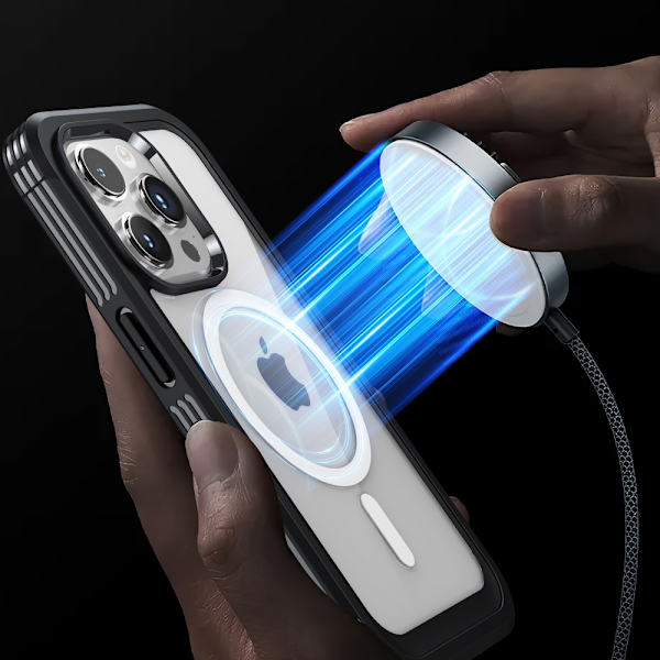 Ultra Full Protection MagSafe Cover iPhone 15 Plus Sort